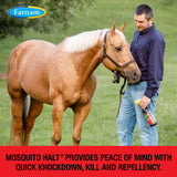 Farnam Companies Mosquito Halt Repellent for Horses - 1 Gallon