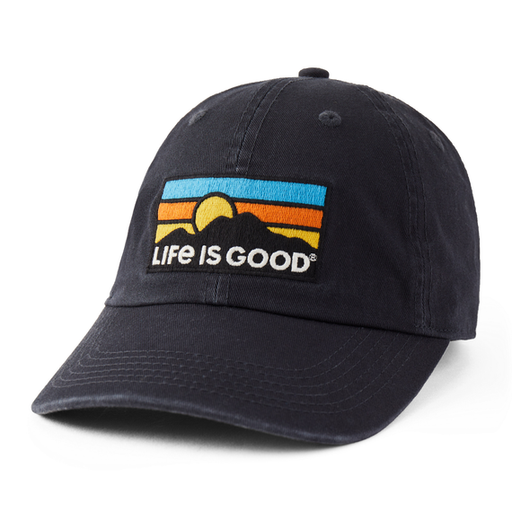 Life Is Good Mountain Patch Chill Cap Jet black