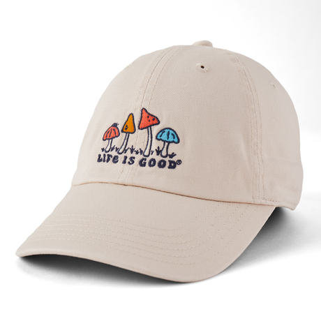 Life Is Good Mushroom Retro Scene Chill Cap - Bone Bone