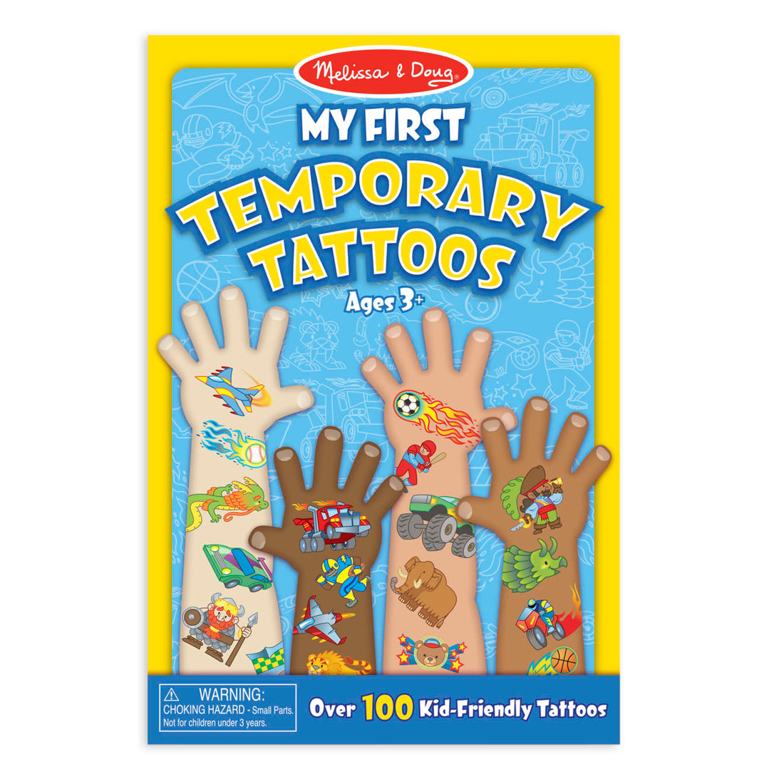 Melissa & Doug My First Temporary Tatoos Blue