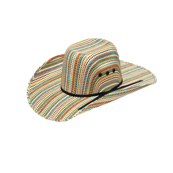 Ariat Youth Punchy Straw Cowboy Hat - Rainbow Multi