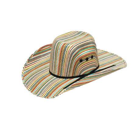 Ariat Youth Punchy Straw Cowboy Hat - Rainbow Multi