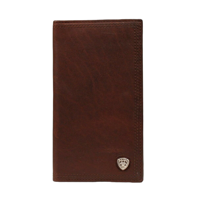 Ariat Bifold Rodeo Leather Wallet - Dark Copper Dark Copper / Rodeo Bifold