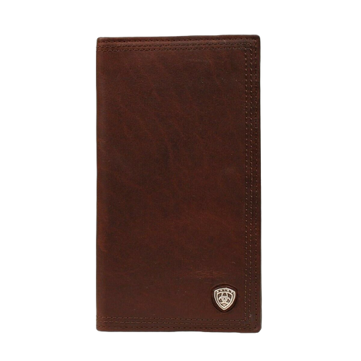 Ariat Bifold Rodeo Leather Wallet - Dark Copper Dark Copper / Rodeo Bifold