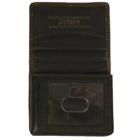 Ariat Bifold Leather Wallet - Rowdy Brown