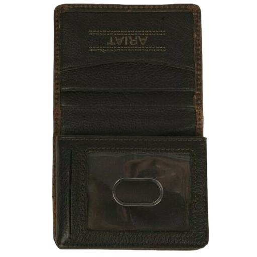 Ariat Bifold Leather Wallet - Rowdy Brown