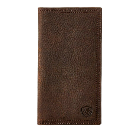 Ariat Triple-Stitch Bifold Rodeo Leather Wallet Brown / Rodeo Bifold