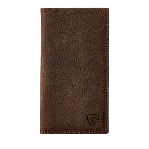 Ariat Triple-Stitch Bifold Rodeo Leather Wallet Brown / Rodeo Bifold