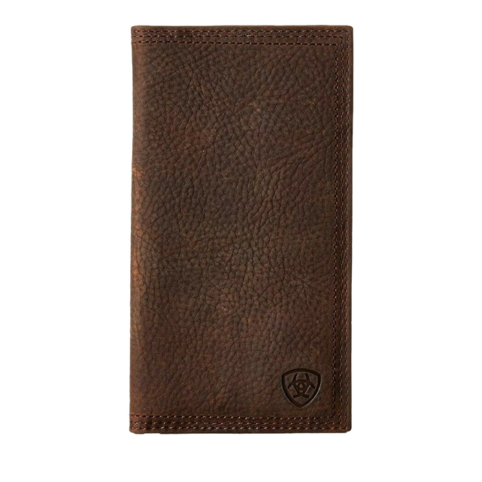 Ariat Triple-Stitch Bifold Rodeo Leather Wallet Brown / Rodeo Bifold