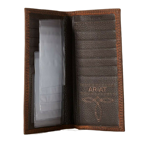 Ariat Triple-Stitch Bifold Rodeo Leather Wallet