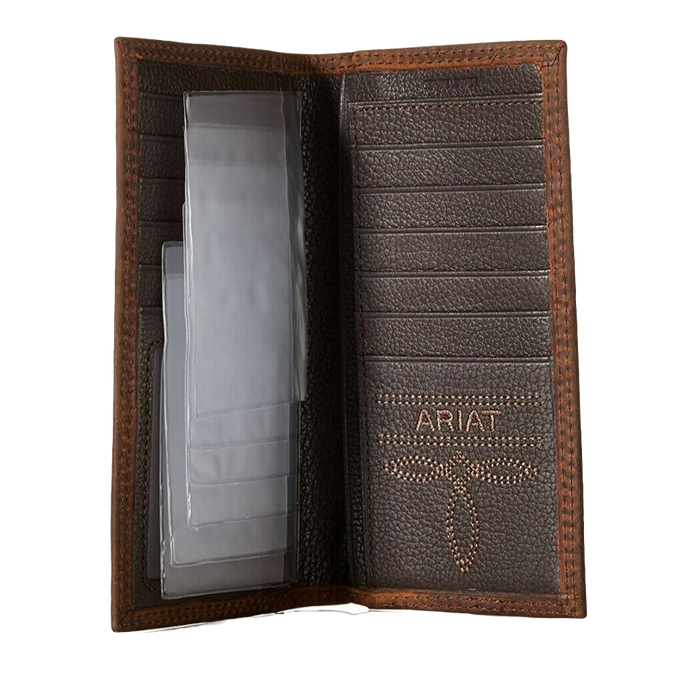 Ariat Triple-Stitch Bifold Rodeo Leather Wallet