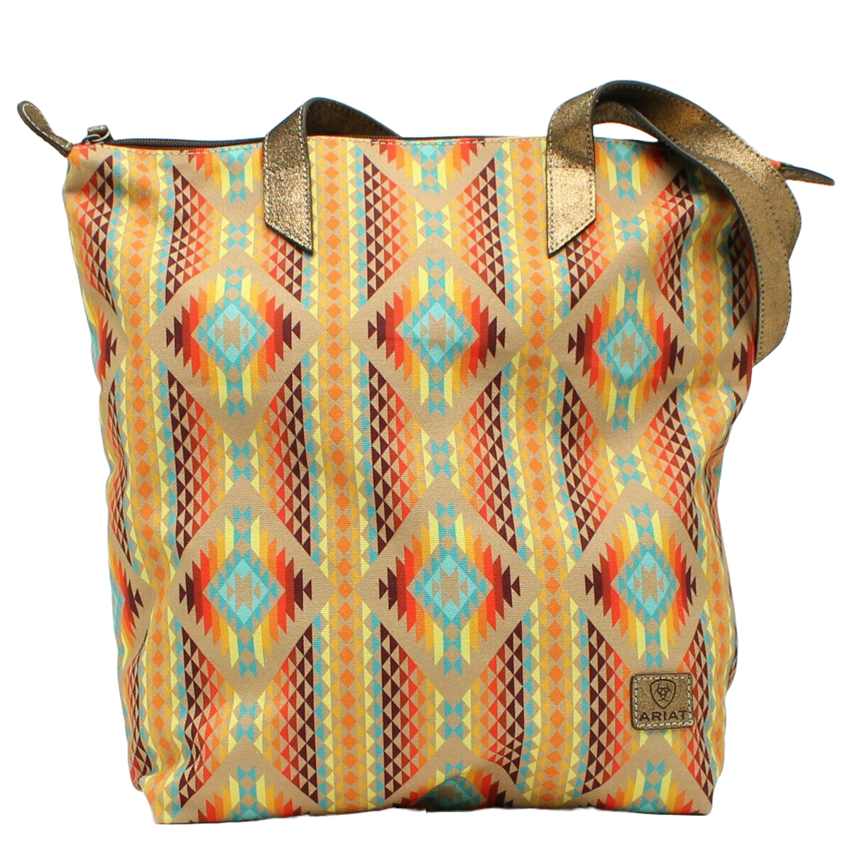 Ariat Southwestern Print Cruiser Tote Bag Yellow / Multi Aztec