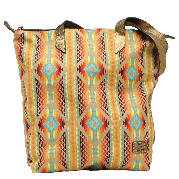 Ariat Southwestern Print Cruiser Tote Bag Yellow / Multi Aztec