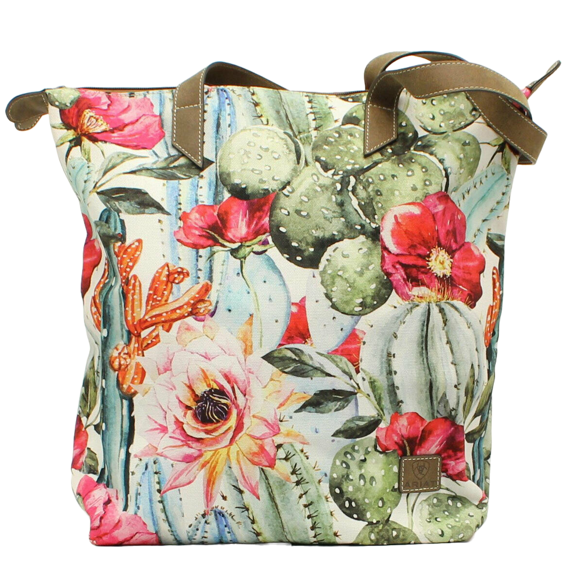 Ariat Cactus Floral Print Cruiser Tote Bag Cactus