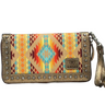 Ariat Southwestern Print Cruiser Clutch Wallet Multi Aztec