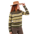 Aventura Womens Nordic Fairisle Sweater Olive night