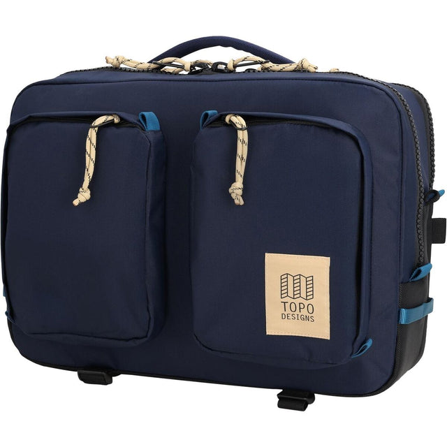 Topo Designs Global Briefcase Navy Sahara Navy/sahara