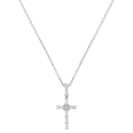 Montana Silversmiths Acadian Cross Baguette Necklace