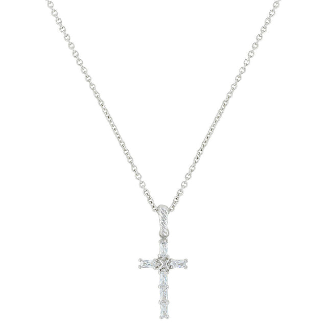 Montana Silversmiths Acadian Cross Baguette Necklace