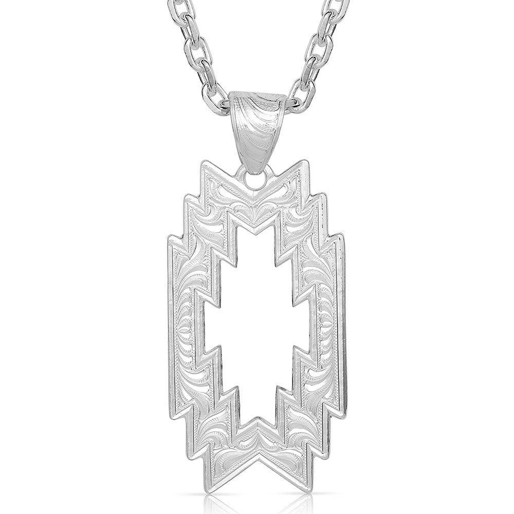 Montana Silversmiths Storm Cloud Geometric Necklace