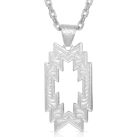 Montana Silversmiths Storm Cloud Geometric Necklace