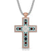 Montana Silversmiths American Legends Mosaic Cross Necklace