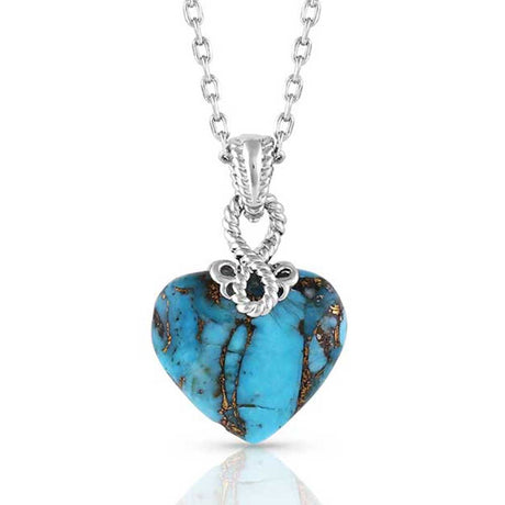 Montana Silversmiths Untamable Heart Of Stone Necklace