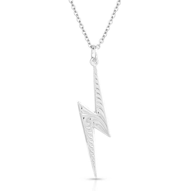 Montana Silversmiths Lightning Strike Silver Artistry Necklace