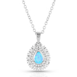 Montana Silversmiths Radiating Crystals Opal Necklace