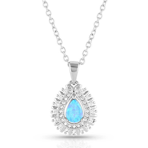 Montana Silversmiths Radiating Crystals Opal Necklace