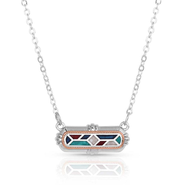 Montana Silversmiths Western Mosaic Bar Necklace