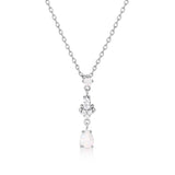 Montana Silversmiths Elegant Harmony White Opal Necklace