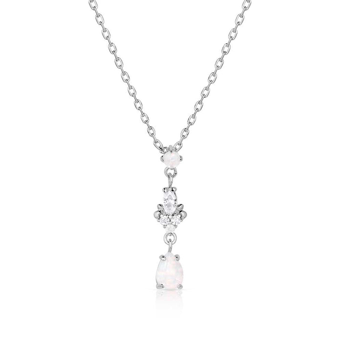 Montana Silversmiths Elegant Harmony White Opal Necklace