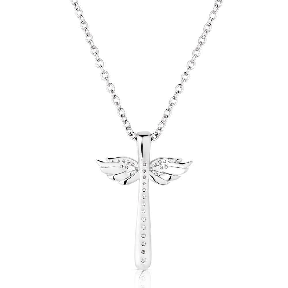 Montana Silversmiths Wings of Faith Cross Necklace