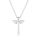 Montana Silversmiths Wings of Faith Cross Necklace