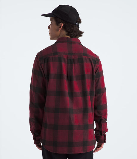 The North Face Men's Arroyo Flannel Shirt - Beetroot TNF Shadow Small Plaid Bootroot TNF Shadow Small Plaid