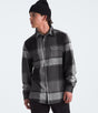 The North Face Men's Arroyo Flannel Shirt - Smoked Pearl Macro Plaid Smoked Pearl Macro Plaid