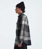 The North Face Men's Arroyo Flannel Shirt - Smoked Pearl Macro Plaid Smoked Pearl Macro Plaid