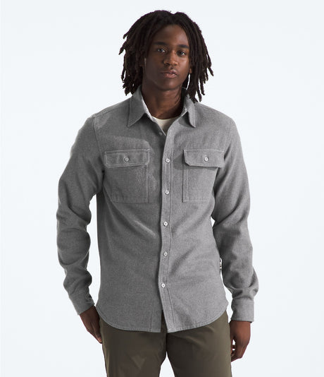 The North Face Men's Arroyo Flannel Shirt - TNF Medium Grey Heather TNF Medium Grey Heather