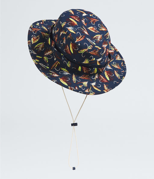 The North Face Class V Brimmer Hat - Summit Navy Hand Tied Fly Print Summit Navy Hand Tied Fly Print