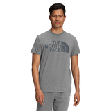 THE NORTH FACE Men's Short Sleeve Half Dome Tri-Blend Tee TNF Medium Grey Heather/TNF Medium Grey Heather