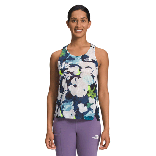 THE NORTH FACE Women’s Sunriser Tank Summit Navy Abstract Floral Print