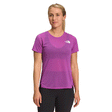 THE NORTH FACE Women’s Sunriser Short-Sleeve Shirt Purple Cactus Flower