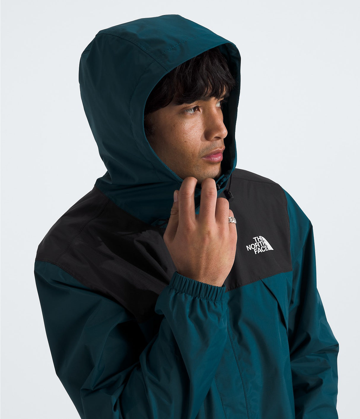 The North Face Men's Antora Jacket - Midnight Petrol/TNF Black Midnight Petrol/TNF Black