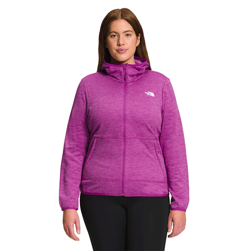 THE NORTH FACE Women’s Plus Canyonlands Hoodie Purple Cactus Flower White Heather