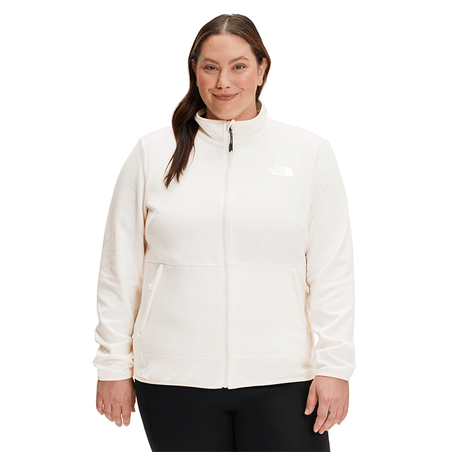 THE NORTH FACE Women's Plus Canyonlands Full Zip Gardenia White Heather