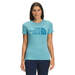 THE NORTH FACE Women's Short Sleeve Half Dome Tri-Blend Tee Reef Waters Heather