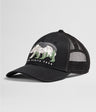 The North Face Embroidered Mudder Trucker Hat - TNF Black/Bear Graphic TNF Black/Bear Graphic