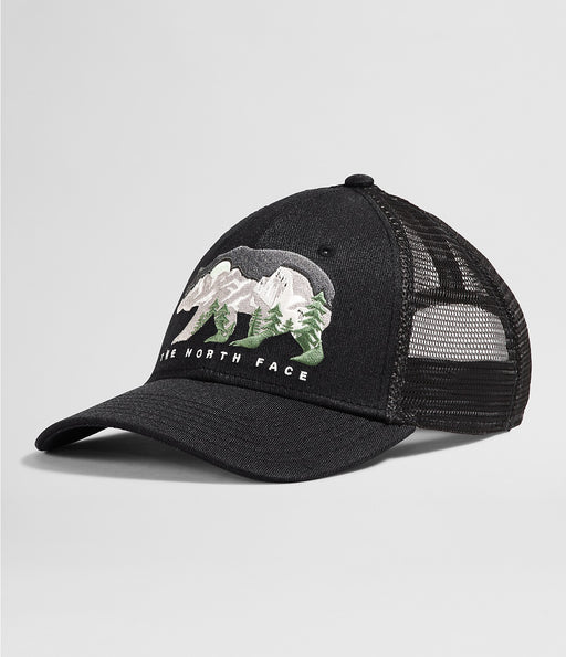 The North Face Embroidered Mudder Trucker Hat - TNF Black/Bear Graphic TNF Black/Bear Graphic