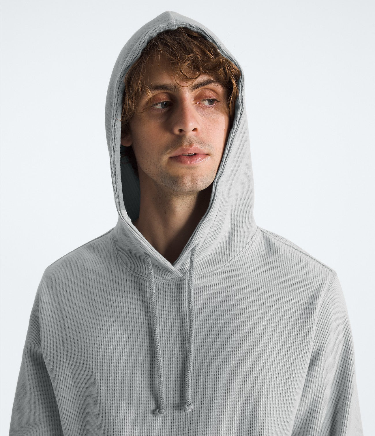 The North Face Men's Waffle Hoodie - High Rise Grey